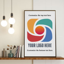 Custom Add Your Business Logo Company Marketing