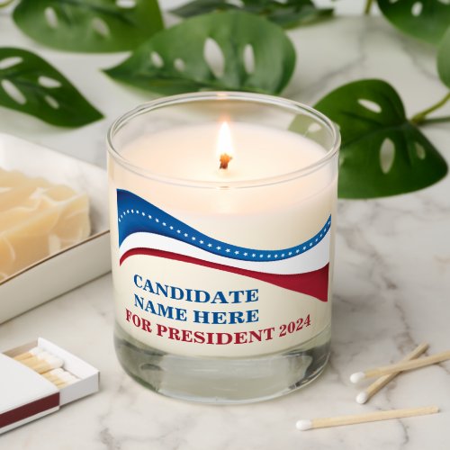 Custom Add Your Candidate President 2024 Election Scented Candle