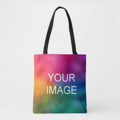 Custom Add Your Image Text Here Elegant Template Tote Bag