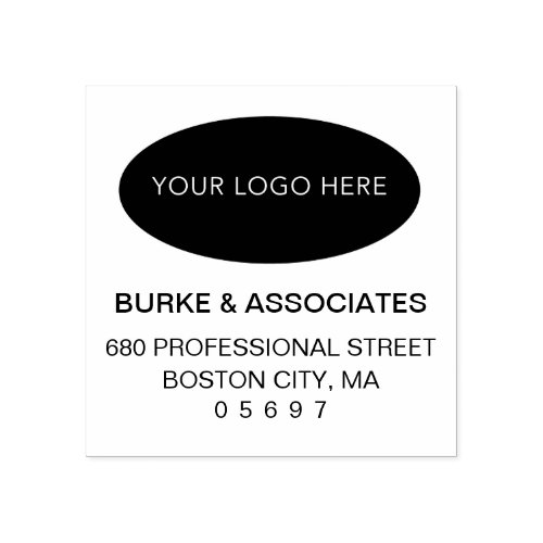 Custom Add Your Logo Address Rubber Stamp