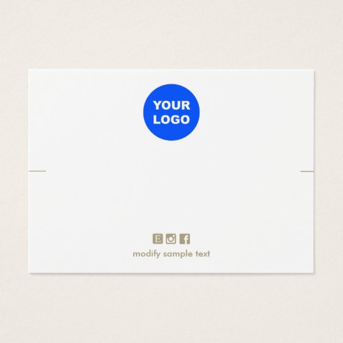 Custom Add Your Logo  Bracelet Display Card