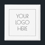 Custom Add Your Logo Magnet<br><div class="desc">Simply upload your logo to this custom logo template.</div>