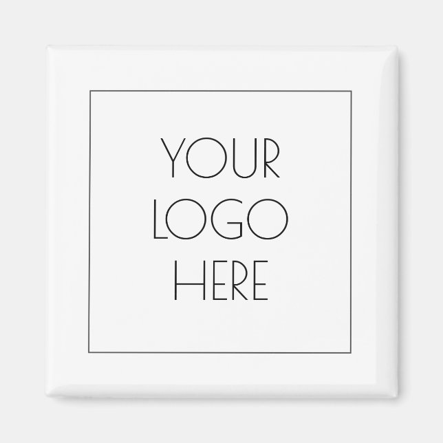 Custom Add Your Logo Magnet (Front)