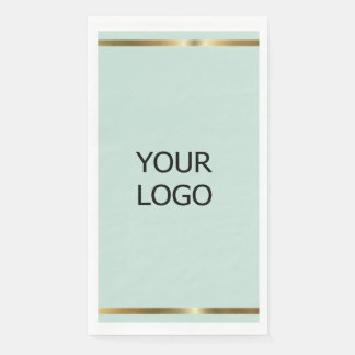 custom add your logo personalized company name pap paper guest towels