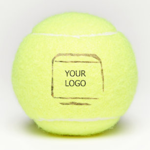 custom add your logo personalized company name pap tennis balls