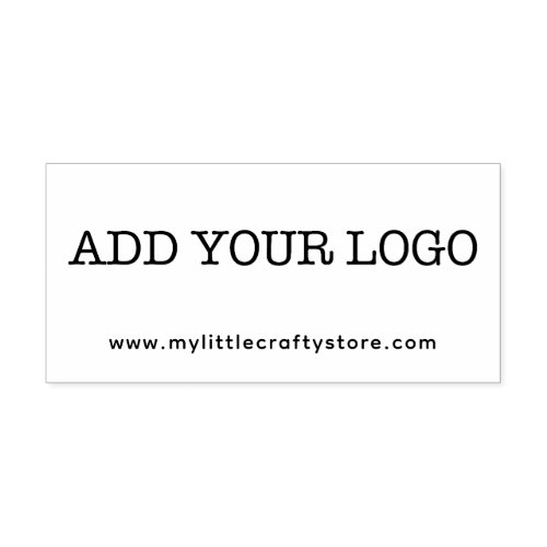 Custom Add Your Logo w Website Self_inking Stamp