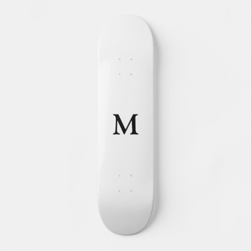 custom add your monogram personalized skateboard