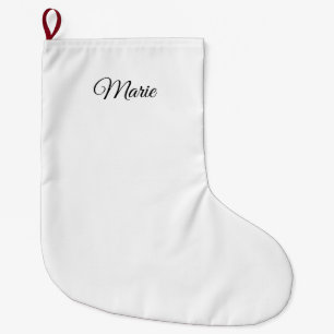 custom add your name christmas personalized large christmas stocking
