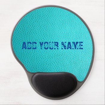 Custom Add Your Name Gel Mousepad by MushiStore at Zazzle