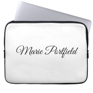 custom add your name glitter colorful add your l laptop sleeve