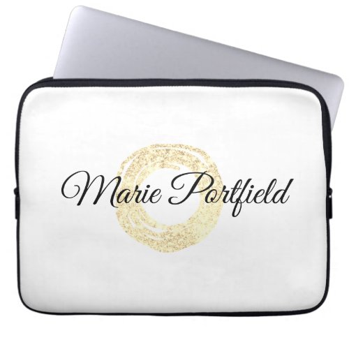 custom add your name glitter colorful add your   l laptop sleeve