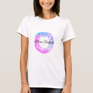 custom add your name glitter colorful add your na T-Shirt