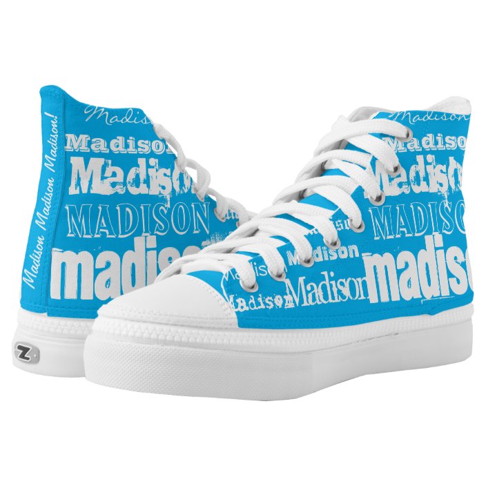 CUSTOM Add Your Name! High-Top Sneakers 
