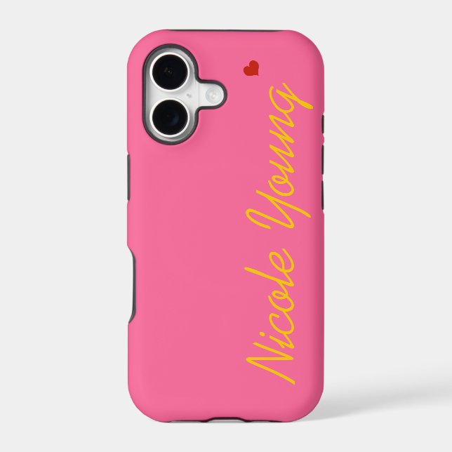 custom add your name iphone case (Back)