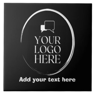 Custom Add Your Name Photo Text Ceramic Tile
