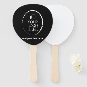 custom add your name photo text hand fan