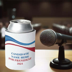Custom Add Your Own Candidate for President 2024 Can Cooler
