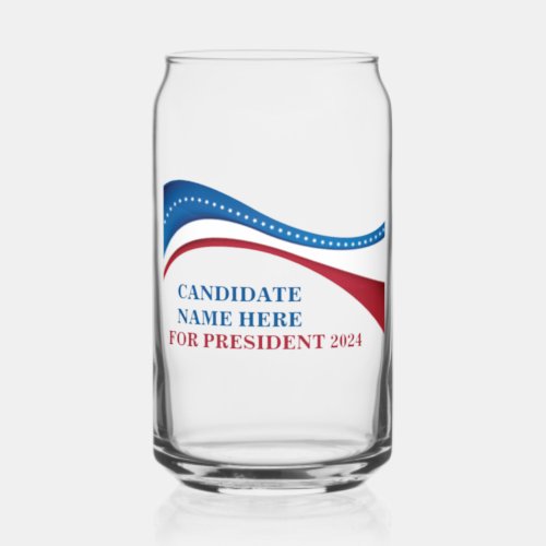 Custom Add Your Own Candidate for President 2024 Can Glass