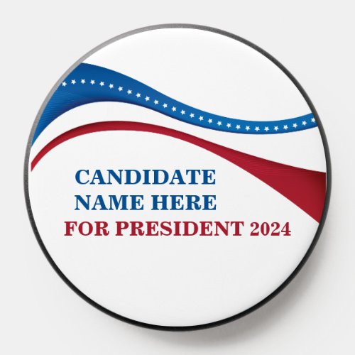 Custom Add Your Own Candidate for President 2024 PopSocket