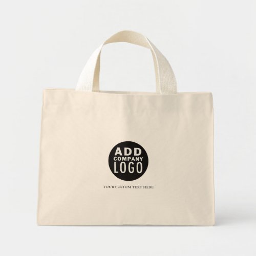 Custom Add Your Own Logo Mini Tote Bag