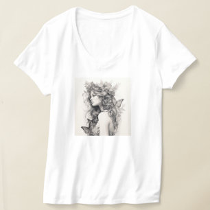 Custom (Add Your Own Photo and/or text) V-Neck T-Shirt