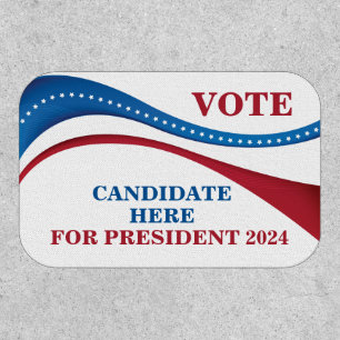 Custom Add Your Own President 2024 Candidate Patch