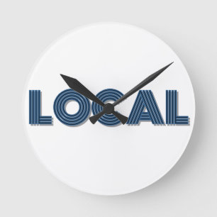 Custom Add Your Own Text Vintage Foam Trucker Hat Round Clock
