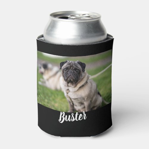 Custom add your pets name and photograph can cooler