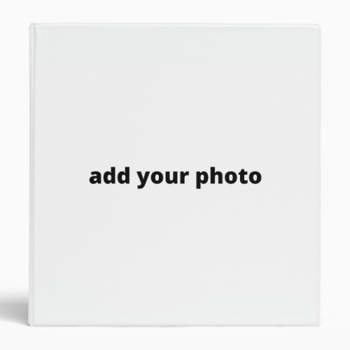 custom add your photo christmas personalized    3 ring binder