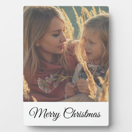 custom add your photo christmas personalized plaque