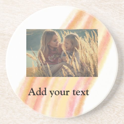 custom add your photo christmas personalized water coaster