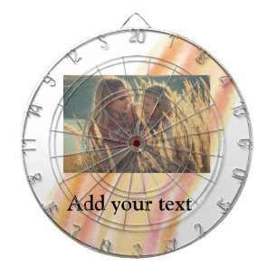 custom add your photo christmas personalized water dart board
