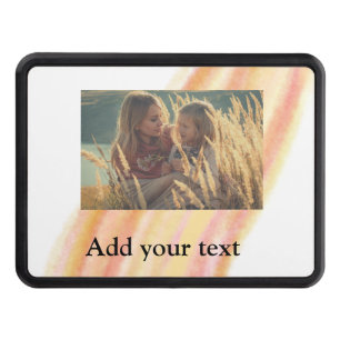 custom add your photo christmas personalized water hitch cover