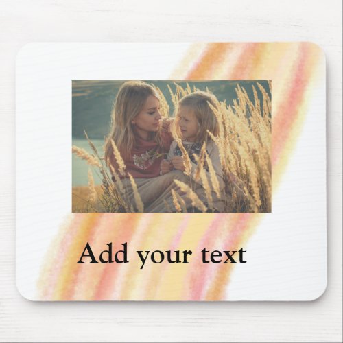 custom add your photo christmas personalized water mouse pad
