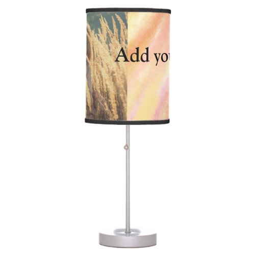 custom add your photo christmas personalized water table lamp
