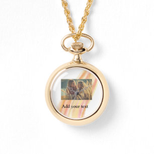 custom add your photo christmas personalized water watch