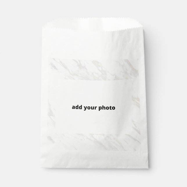 custom add your photo company favor bag (Front)
