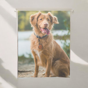 Custom Add Your Photo Dog Animal Pet Sheer Curtains