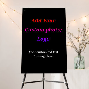custom add your photo logo your text custom modern foam board