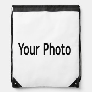 Custom add your photo string backpack
