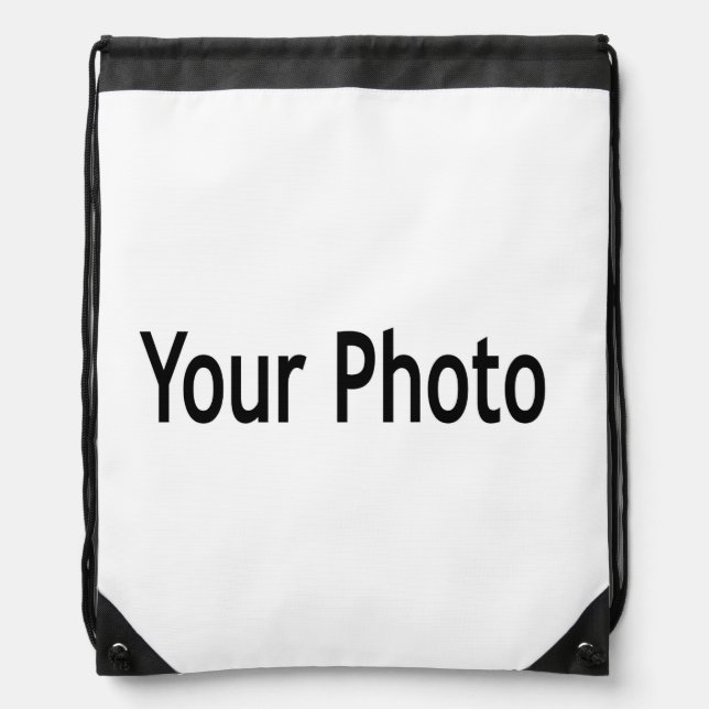 Custom  add your photo string backpack (Front)