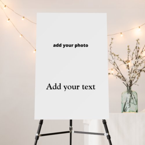 custom add your photo your text custom foam board