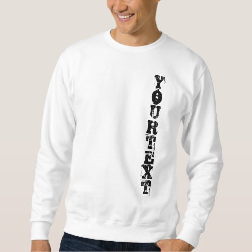 Custom Add Your Text Elegant Template Basic Sweatshirt
