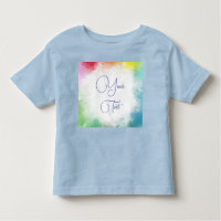 Custom Add Your Text Light Blue Color Template