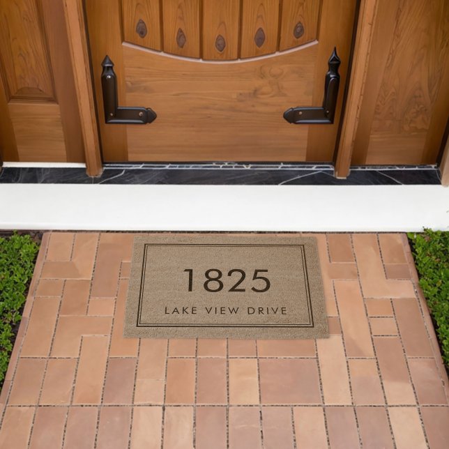 Custom Address Door Mat (Insitu (Outdoor))
