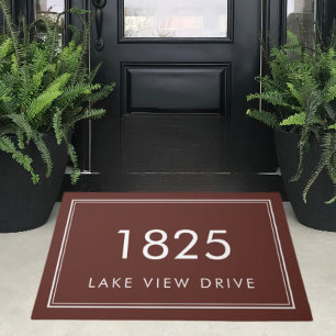 Custom Address Door Mat