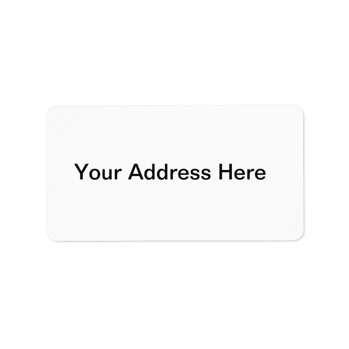 Custom Address Label