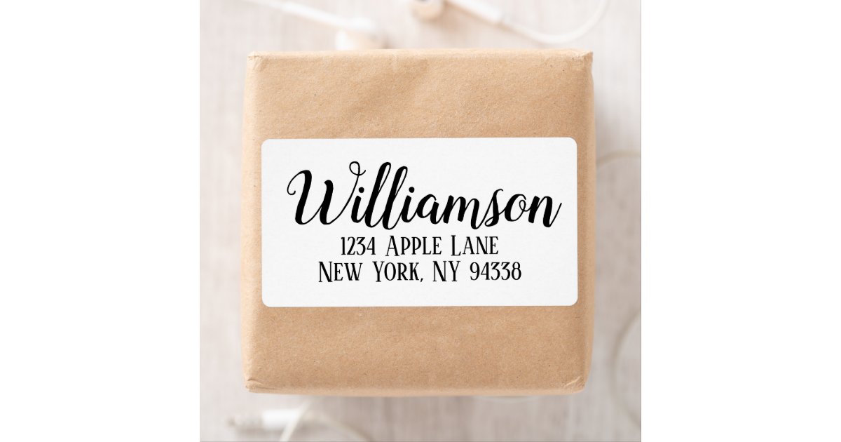 Amazon printed address labels