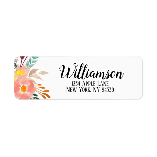 Custom Address Labels Navy Wedding