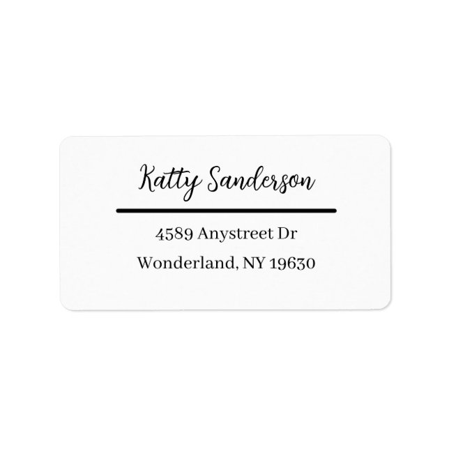 Custom Address Labels, Return Address Stickers (Front)